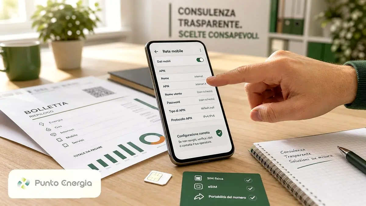 APN iPhone e configurazione SIM dati