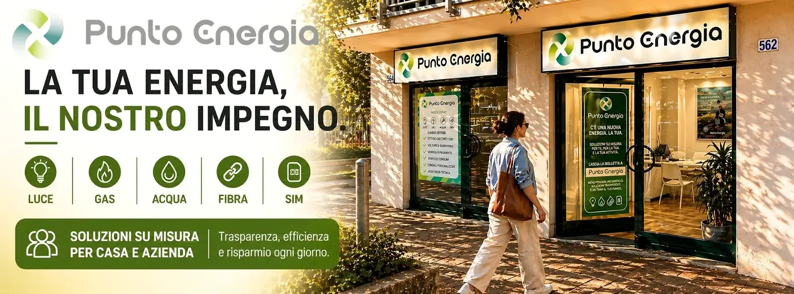 Punto Energia Modena: sportello per luce, gas, acqua, fibra e SIM